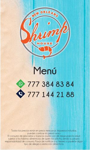 New Orleans Shrimp House Menu Digital Qr