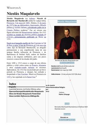 Nicolás Maquiavelo (1)