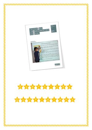 Cm1 Exercices Faire De La Grammaire En Cm1 Picot 2016 V3 (3)