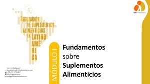 Regulación de Suplementos Alimenticios en LATAM 1