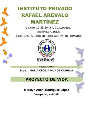 Proyecto De Vida