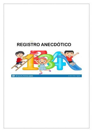 Registro Anecdótico
