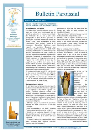 Bulletin Mai/Juin 2022