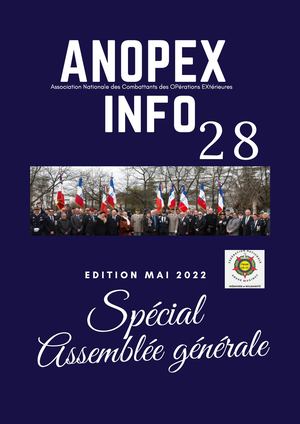 ANOPEX Info 28 - Mai 2022