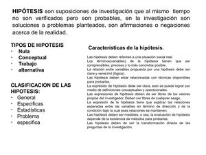 Hipótesis