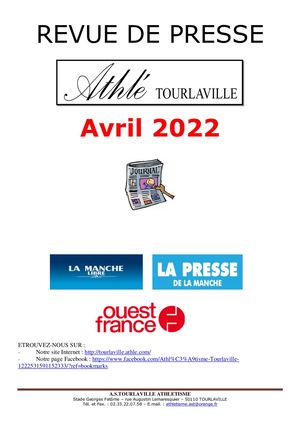 Revue De Presse 04 Avril 2022
