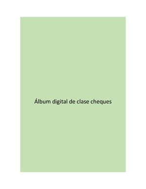 Calaméo - Álbum de cheques