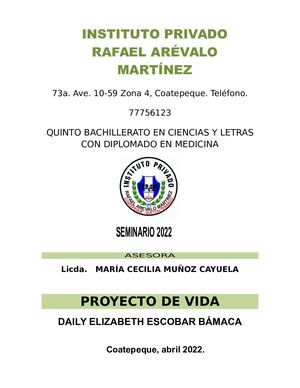 Proyecto De Vida