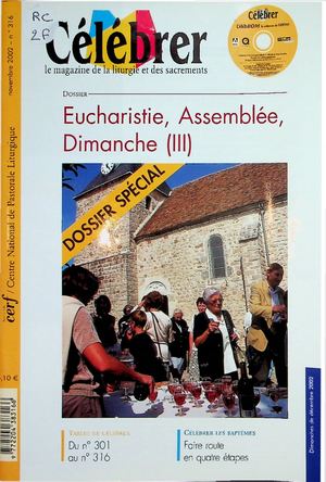 Célébrer 316.1 - Novembre 2002