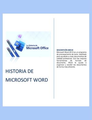 Historia De Word