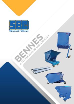 Catalogue Bennes 2022 Sbc