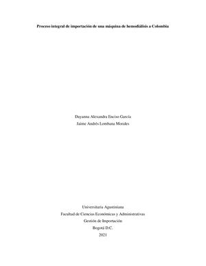 1 Taller De Importación