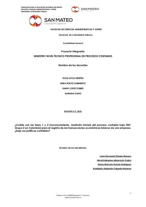 Proyecto Integrador Contaduria