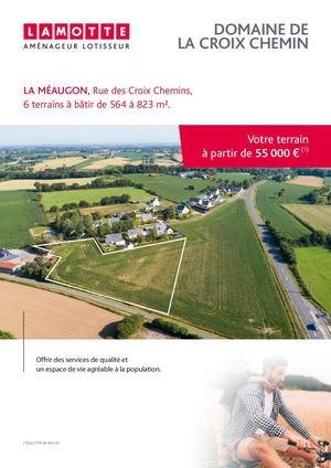 Domaine de la Croix Chemin à La Méaugon (22) - Terrains - Lamotte