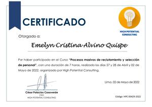 Procesos Masivos de Reclutamiento y Selección