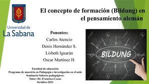 Exposición Bildung