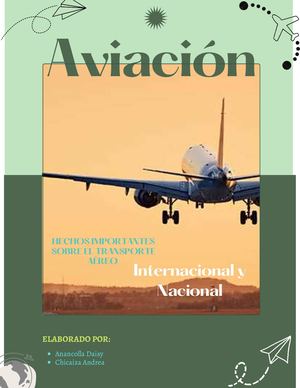 ANTECEDENTES DE LA AVIACIÓN
