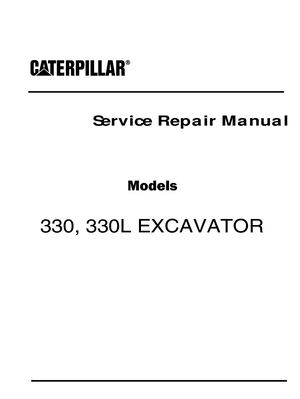 Caterpillar Cat 330L TRACK TYPE EXCAVATOR (Prefix 6WJ) Service Repair Manual Instant Download