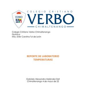 Quimica Reporte