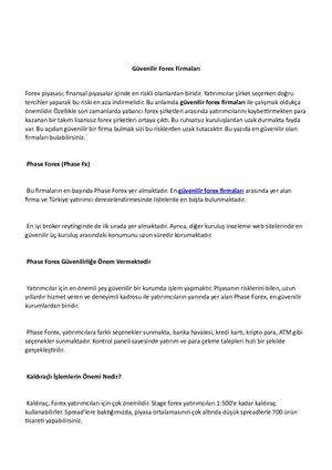 Guvenilir Forex Firmalari