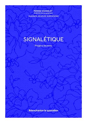 Signalétique Perrine Rousselet