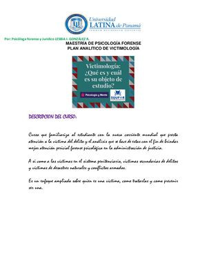 Plan Análitico Vctimología Mpf22