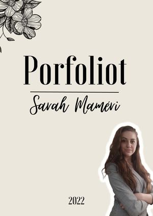 Portfolio Sarah Mameri