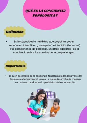 Folleto Conciencia Fonológica Huertas Milagros