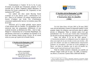 AMFAR A15 466- L'instruction dans les familles (1886)