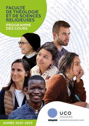 PROGRAMME DES COURS - UCO 2022