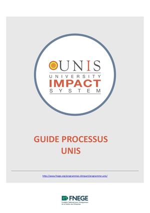Guide Processus UNIS 2022