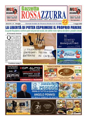 Gazzetta Rossazzurra Anno Vii N 9 Del 7 5 2022