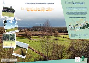 Poster Marais des Six Villes
