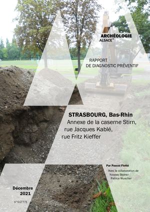 STRASBOURG, Annexe de la caserne Stirn, rue Jacques Kablé, rue Fritz Kieffer (d)