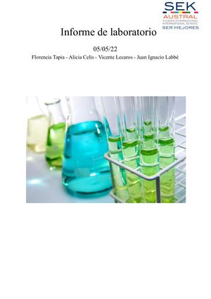 Informe De Laboratorio