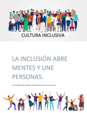 La Cultura Inclusiva