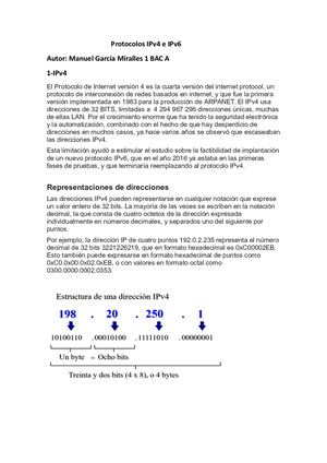 Protocolos Ipv4 E Ipv6