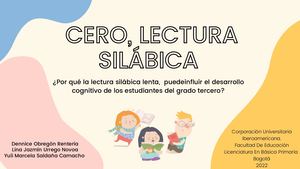 Cero, Lectura Silábica