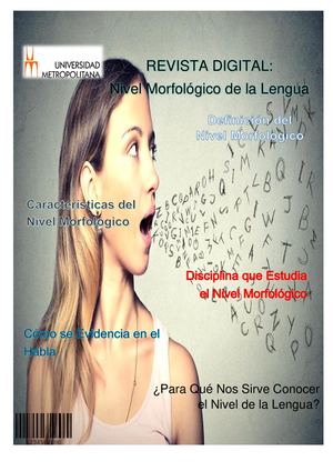 Revista Digital Nivel Morfológico del Lenguaje
