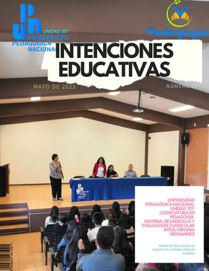 INTENCIONES EDUCATIVAS