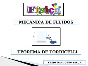 Teorema De Torricelli