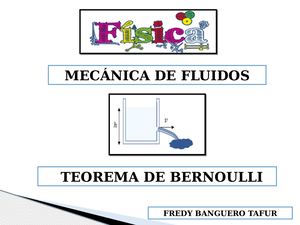 Teorema De Bernoulli