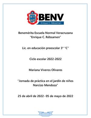 Plan De Trabajo 6 Semestre Narcizo