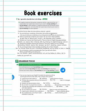Book Exercises