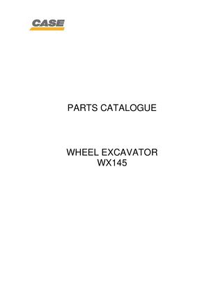 CASE WX145 Wheel Excavator Parts Catalogue Manual Instant Download