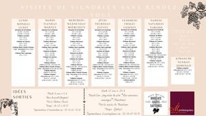 Calendrier Des Sans Rendez Vous