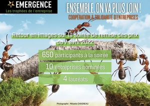 Retour en images d'Emergence 2022, les Trophées de l'entreprise