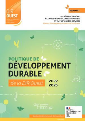 Politique développement durable de la DIR OUEST 2022-2025