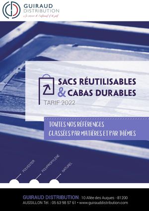 Catalogue Sacs Reutilisables Guiraud Distribution