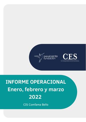 Bello Informe Operacional Ene-Feb-Mar